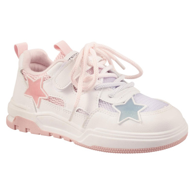 Кеды школьные Baden KAC081-010 бело-розовый 01